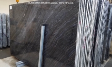 Lieferung polierte Unmaßplatten 2 cm aus Natur Marmor Zebra Black UL0079. Detail Bild Fotos 