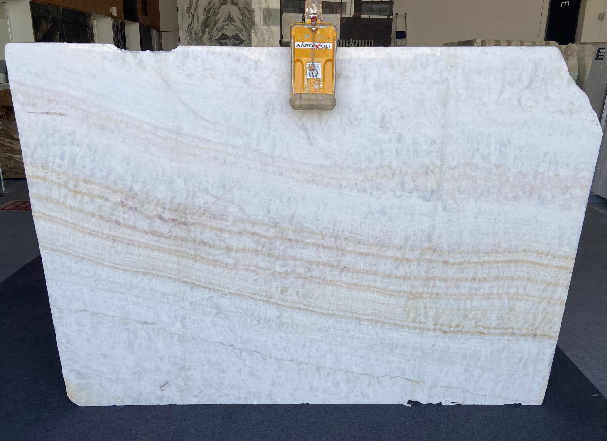 WHITE ONYX polierte Unmaßplatten CL0284 aus Natur Onyx , SL2CM: Lieferung Veneto, Italien 