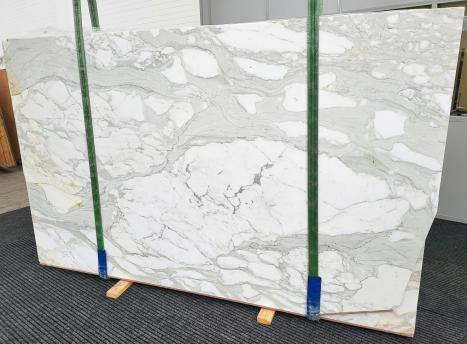 CALACATTA EXTRApolierte Unmaßplatt Italienischer Marmor Slab #08,  290 x 180 x 2 cm  (nicht Verfübare Veneto, Italien) Natur Stein 