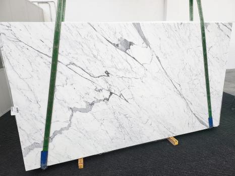 STATUARIO VENATOgeschliffene Unmaßplatt Italienischer Marmor Slab #53,  310 x 175 x 2 cm  (verfügbar Veneto, Italien) Natur Stein 