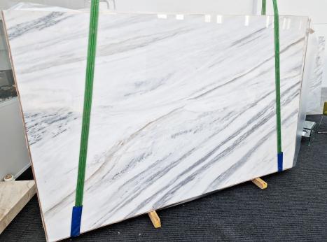 BIANCO LASA VENATOpolierte Unmaßplatt Italienischer Dolomit Slab #49,  290 x 190 x 2 cm  (verfügbar Veneto, Italien) Natur Stein 
