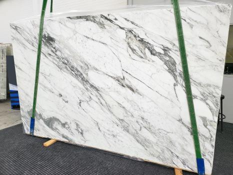 CALACATTA VAGLIgeschliffene Unmaßplatt Italienischer Marmor Slab #18,  317 x 200 x 2 cm  (verfügbar Veneto, Italien) Natur Stein 