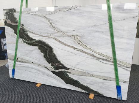 NEW PANDApolierte Unmaßplatt Chinesischer Marmor Slab #60,  305 x 190 x 3 cm  (verfügbar Veneto, Italien) Natur Stein 
